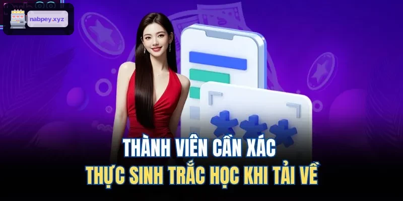 Xác thực sinh trắc học khi tải app HB88 trên IOS
